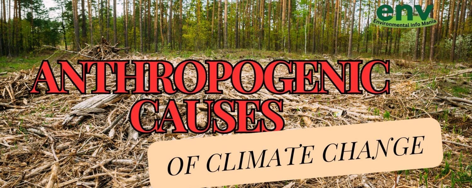 Anthropogenic Causes of Climate Change